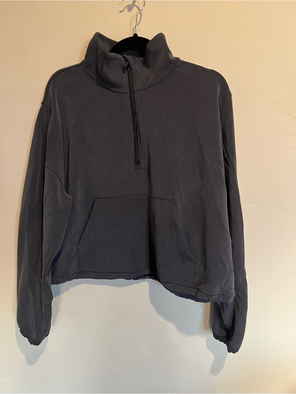 lululemon Softstreme Half Zip Pullover Black Size 14
